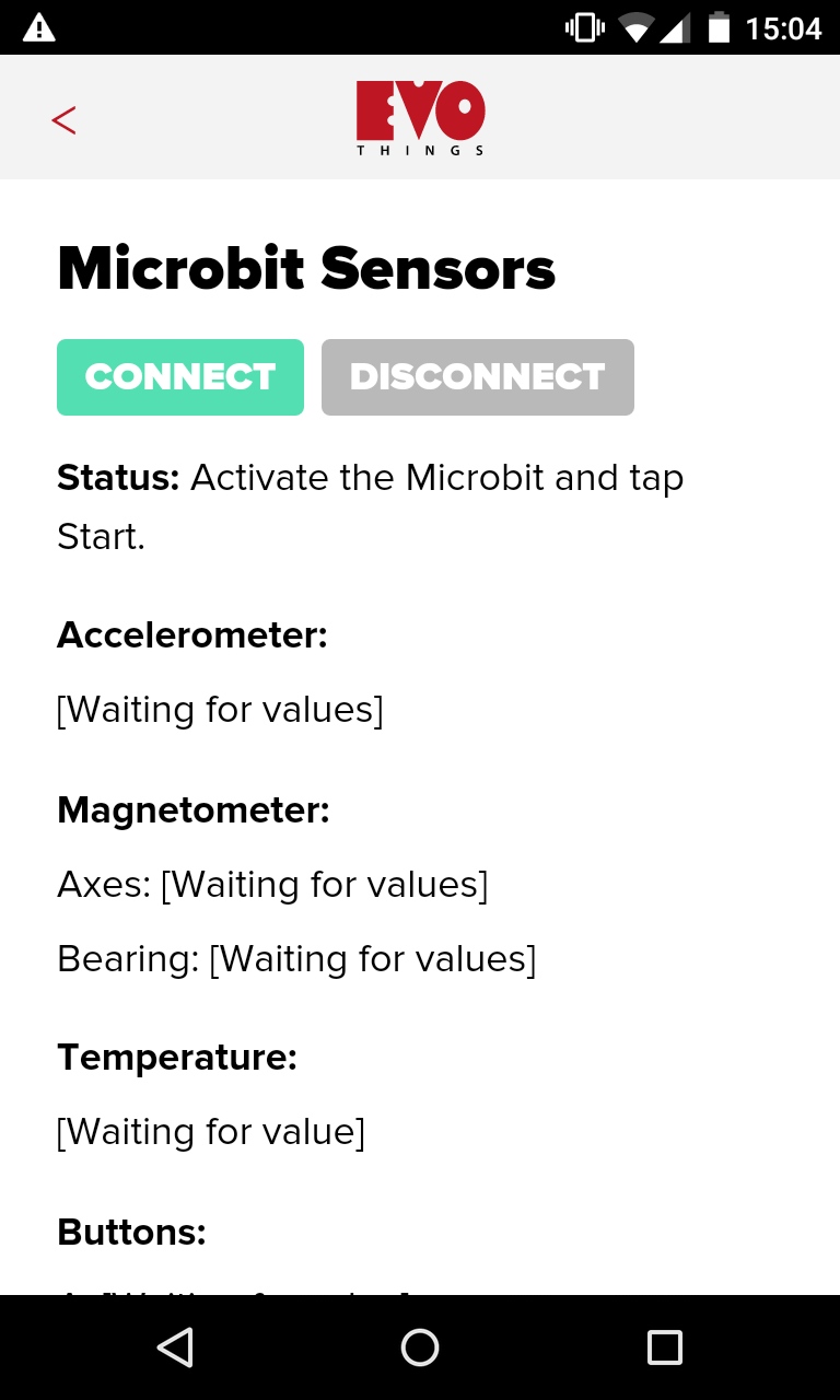 Microbit Sensors